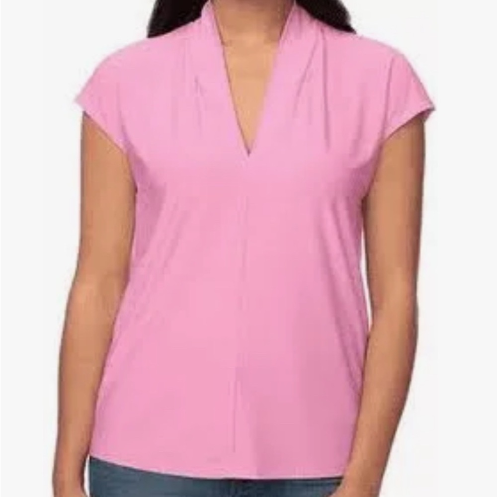 Pink V-Neck Buffalo David Bitton, size L